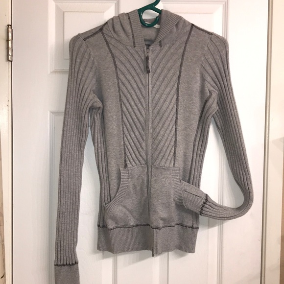 Athleta Sweaters - Athleta hooded zip up sweater sized medium